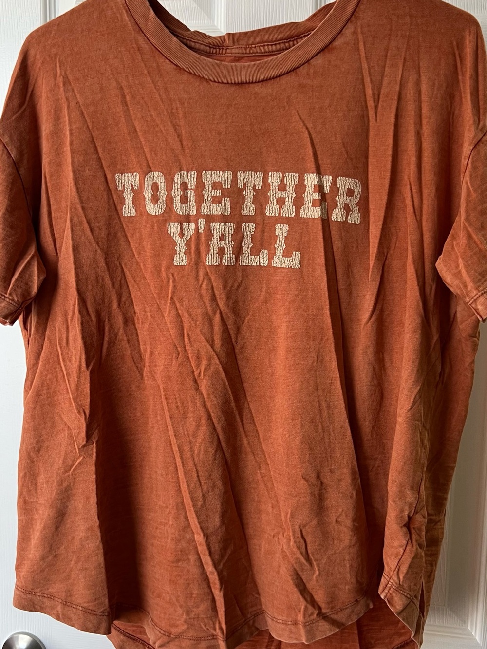 Together Y'all Rust Orange Graphic Tee Bundle
